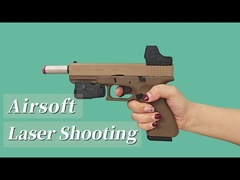 Airsoft Glock Pistola Bocca Vibrazione Laser Trainer Cartuccia Laser Shooting Simulation