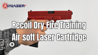 Cartuccia laser con museruola vibrante per softair da addestramento al fuoco secco