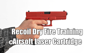 Cartuccia laser con museruola vibrante per addestramento al fuoco secco per pistola softair