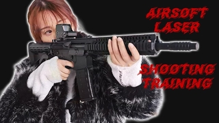 Cartuccia laser con museruola vibrante per fucile Airsoft per simulazione di tiro laser con rinculo a fuoco secco