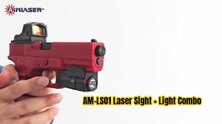 Combo mirino laser a pistola AM-LS01 + luce