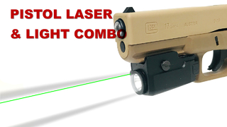Combo mirino laser per pistola AM-LS01 + luce tattica
