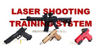 Sistema di addestramento al tiro laser per addestramento a fuoco secco e softair | Cartuccia laser, bersaglio e simulatore