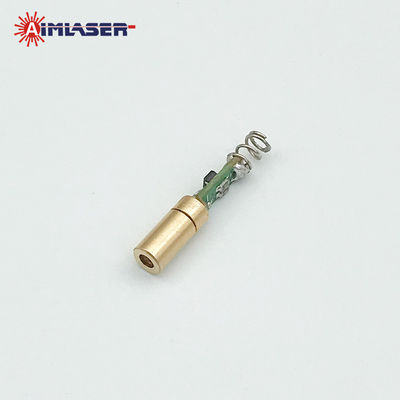650nm 5mW Full Brass Red Dot Laser Diode Module with External Driver and Spring for Gun Aiming Laser Sight CW Laser Type