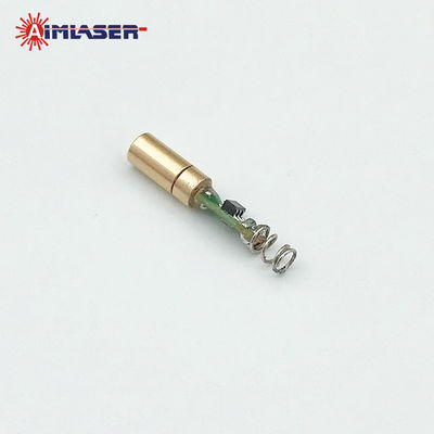 650nm 5mW Full Brass Red Dot Laser Diode Module with External Driver and Spring for Gun Aiming Laser Sight CW Laser Type