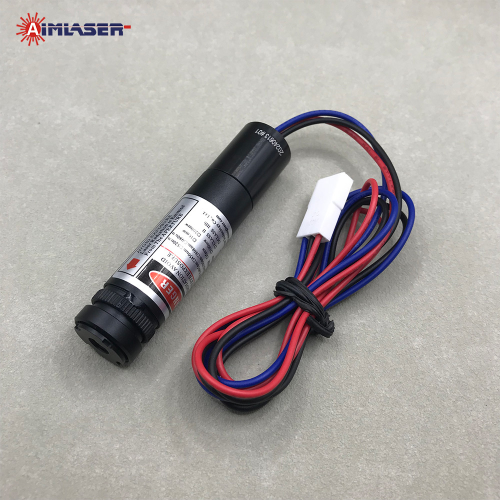 Modulo laser a diodo a linea blu 450nm 30mW, 30um, a larghezza di linea ...