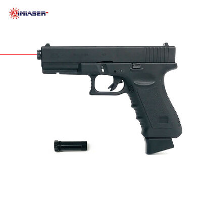 Airsoft Pistol Vibration Activated Muzzle Red/IR Laser Training Cartridge for EBB & GBB Laser Shooting Simulation