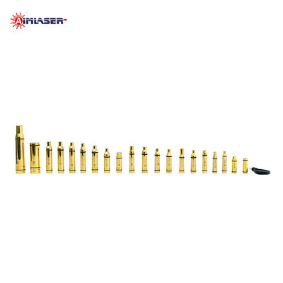 Laser Bore Sight per fucile, pistola e fucile, cartuccia laser rossa ad alta precisione con opzioni di calibro multiple